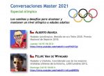 ¡Imperdible nuevo ciclo de Conversaciones Master 2021 Especial Olímpico!