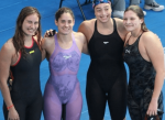 Récord nacional y chilenos finalistas en los 4×200 m libre de Santiago 2023