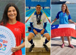 Tres chilenos desafiaron los 800 m libre en el mundial máster de Doha 2024