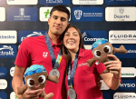 Edhy Vargas y Martina Röper son los medallistas de la 2ª jornada del Panam Aquatics de Colombia