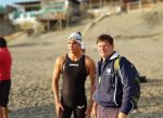 Sebastián González nadará 23 kilómetros en Antofagasta como parte de su preparación para cruzar el Canal de la Mancha
