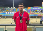 Edhy Vargas nuevo récord nacional absoluto en 100m espalda