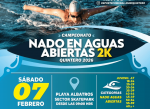 Quintero se prepara para el Campeonato de Nado en Aguas Abiertas 2K