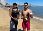 Tomás Villarroel y Anahís Uribe consiguieron la Triple Corona de Aguas Abiertas